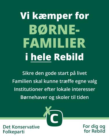 Vi kæmper for børnefamilier i hele Rebild